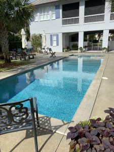 Crystal Clear Pool showcased via a beautiful pool, as done by Clear Solutions Pool Services out of Vero Beach, FL